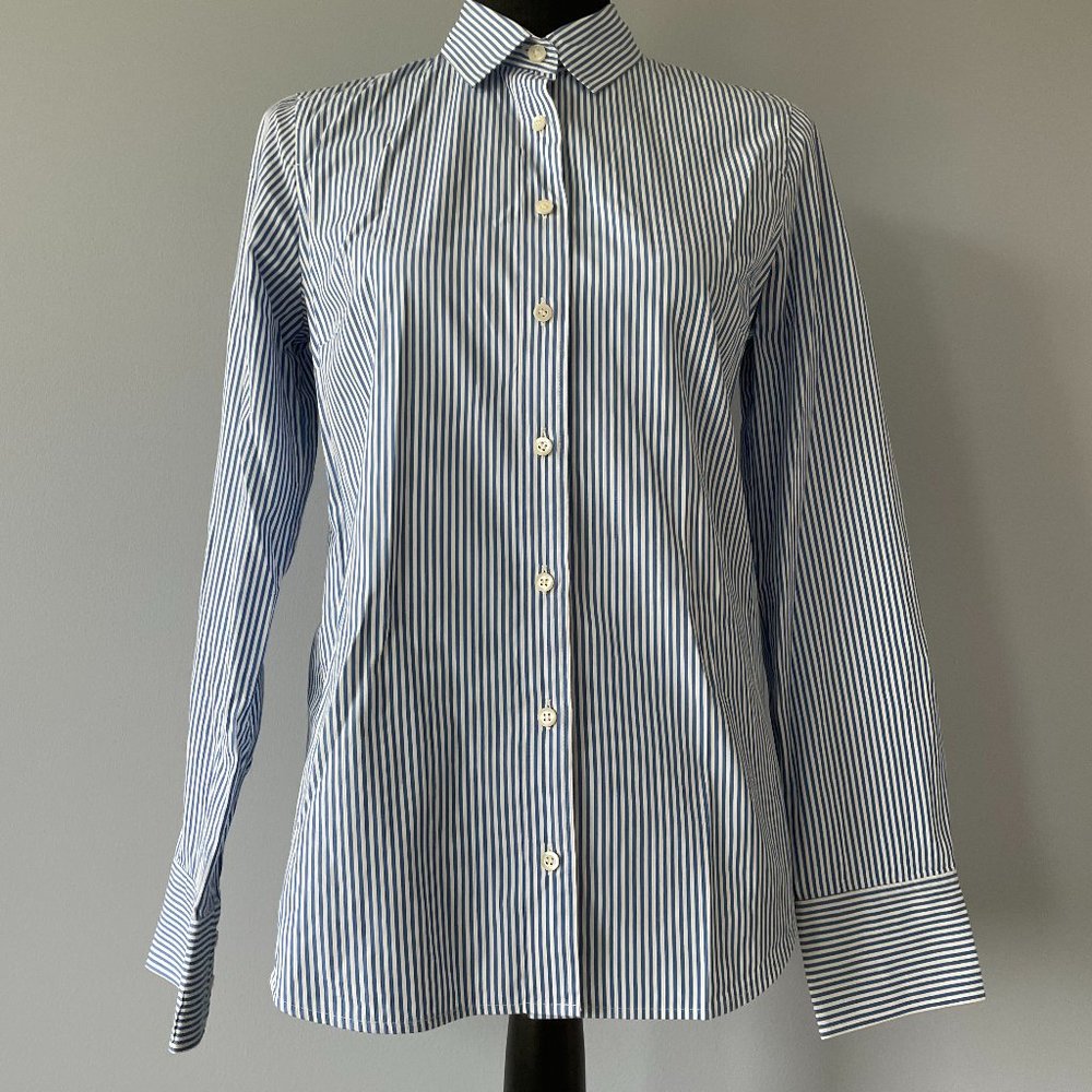 J. CREW Striped Button Down Shirt